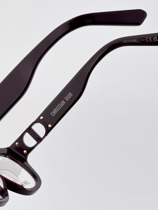 Dior 30MONTAIGNEO B1I Eyeglasses – Shiny Violet Cat Eye Frame 6000 main image 5